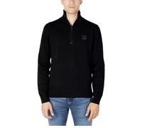 BOSS Stricktroyer aus Baumwolle und Kaschmir - Style Kanobix, 50494387 Schwarz M