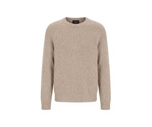 BOSS Herren Kaschmirpullover L-FOX, beige, Gr. L