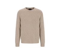 BOSS Herren Kaschmirpullover L-FOX, beige, Gr. XXL