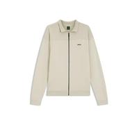 BOSS Herren KN Network FZ Strickjacke mit Reißverschluss und Grafikstruktur Hellbeige XXL
