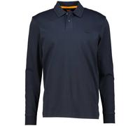 BOSS Herren Langarm-Poloshirt PE-INTERLOCK, marine, Gr. L