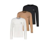 BOSS Herren Langarmshirts 3er-Pack, rose, Gr. M