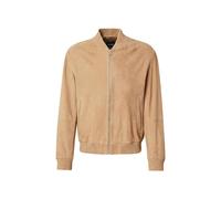 BOSS Regular-Fit Jacke aus Veloursleder - Style H-Muller, 50543213 Braun 54