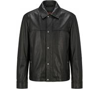 BOSS Herren Lederjacke JOBAN, schwarz, Gr. 50