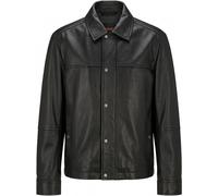 BOSS Herren Lederjacke JOBAN, schwarz, Gr. 54