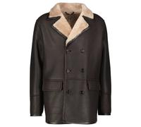BOSS Herren Lederjacke L-MABANO, braun, Gr. 56