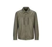 BOSS Porsche x BOSS Regular-Fit Hemd aus Nappaleder - Style LH_PS Spirit70 ST, 50560422 Olive L