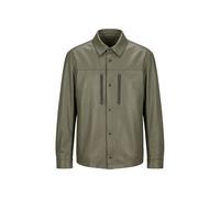 Hemdjacke BOSS GREEN "Porsche Spirit 70 Capsule Collection", Herren, Gr. XL, open grün347, Obermaterial: 100% Lammleder, unifarben, regular fit normal, Jacken, aus Nappaleder, Premium Herrenmode Limit