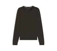 BOSS Slim-Fit Pullover aus Merinowolle - Style Leno-P, 50468239 Dunkelbraun M