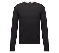 BOSS Herren Leno-P Slim-Fit Pullover aus Merinowolle Schwarz001 M