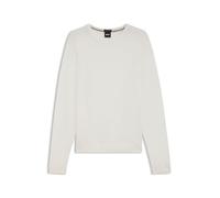 Boss SLIM-FIT PULLOVER AUS SCHURWOLLE XXXL Open White