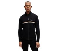 BOSS Trainingsanzug-Set aus Stretch-Baumwolle mit Logo und charakteristischem Streifen - Style Long Set 1, 50515468 Schwarz L
