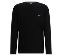 Hugo Boss Herren Longsleeve Mix&Match Rundhals Baumwolle Schwarz XL