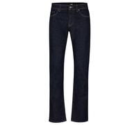 BOSS Herren Maine3 Dunkelblaue Regular-Fit Jeans aus bequemem Stretch-Denim Dunkelblau 31/34