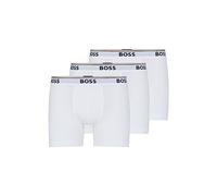 BOSS Herren Mix&Match T-Shirt R Regular-Fit T-Shirt aus Stretch-Baumwolle mit Kontrast-Logo