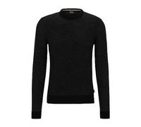 Hugo Boss Motivo Herren-wollpullover 50500675-1 Schwarz M
