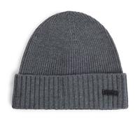 BOSS Gerippte Mütze aus Schurwolle - Style Fati, 50495306 Grau ONESI