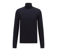 BOSS Herren Musso-P Rollkragenpullover aus extrafeiner Italienischer Merinowolle, M Dunkelblau