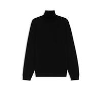 BOSS Herren Musso-P Regular-Fit Rollkragenpullover aus Merinowolle Schwarz001 XL