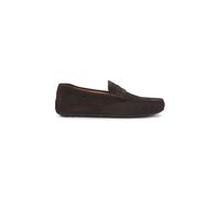 BOSS Herren Noel Mocc Mokassins aus Veloursleder mit Pennyloafer-Detail Größe