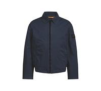 BOSS Herren Ocrush-D Relaxed-Fit Jacke aus elastischem Baumwoll-Twill Dunkelblau 46