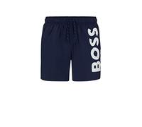 BOSS Herren Octopus Schnell trocknende Badeshorts mit großem Logo-Print