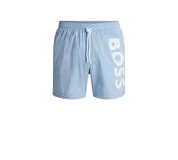 BOSS Herren Octopus Schnell trocknende Badeshorts mit kontrastfarbenem Logo