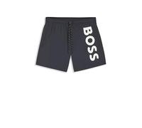 BOSS Herren Octopus Schnell trocknende Badeshorts mit kontrastfarbenem Logo