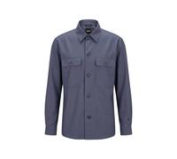 BOSS Herren Overshirt P-CARPER-OS-WG-262, navy, Gr. 56
