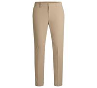 BOSS Herren P-Genius-WG-PK-251F Ideal fürs Reisen: Slim-Fit Hose aus elastischem Softshell-Gewebe Hellbeige 50