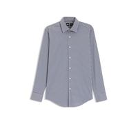 BOSS Slim-Fit Hemd aus kariertem Performance-Stretch-Popeline - Style P-HANK-kent-C1-222, 50545319 Blau gemustert 42