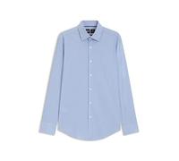 BOSS Slim-Fit Hemd aus kariertem Performance-Stretch-Popeline - Style P-HANK-kent-C1-222, 50545319 Hellblau 42