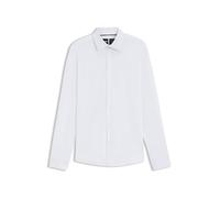 BOSS Herren P-HANK-C1-222 Slim-Fit Hemd aus Strukturiertem Performance-Stretch-Jersey Weiß 42