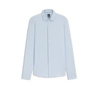 BOSS BLACK Hank Structured Jersey Shirt Light Blue Blau 44/17H