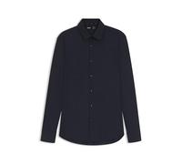 BOSS Herren P-HANK-s-C1-222 Slim-Fit Hemd aus funktionalem Stretch-Jersey Dunkelblau 39
