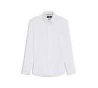 BOSS Slim Fit Businesshemd aus Feintwill mit Stretch-Anteil Modell 'HANK' in Weiss, Größe 39