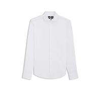 BOSS Slim Fit Hemd weiss, Einfarbig