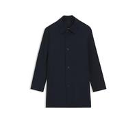 BOSS Herren P-Jared-3in1-263F Gemusterter Regular-Fit Mantel aus Stretch-Gewebe Dunkelblau 50