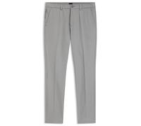 BOSS Herren P-Kaiton1-Zip Slim-Fit Hose aus elastischem Baumwoll-Mix Hellgrau 33/32