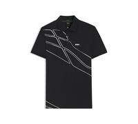 BOSS Paddy Poloshirt aus Baumwoll-Mix mit Artwork - Style Paddy 3_IN, 50556198 Dunkelblau M