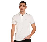 BOSS Herren Paddy Curved Polohemd, New - White100, 3XL EU