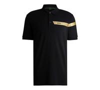 BOSS Herren Paddy IN Sportives Paddy Poloshirt aus Baumwoll-Mix mit Piqué-Struktur Dunkelblau402 XXXL