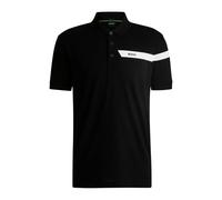 BOSS Herren Paddy IN Sportives Paddy Poloshirt aus Baumwoll-Mix mit Piqué-Struktur Schwarz001 XXXL