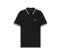 Poloshirt BOSS GREEN "Paddy Regular Fit", Herren, Gr. 3XL, blau (dunkelblau402), Jersey, Obermaterial: 100% Baumwolle, unifarben, regular fit, hoch geschlossener Ausschnitt, eng Bündchen, Shirts, atmu