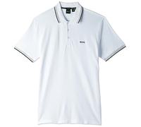 BOSS Herren Paddy Poloshirt Polohemd, Klassisches Weiß, XL