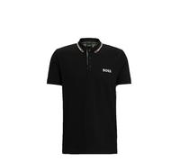 BOSS Herren Paddy Pro Poloshirt aus Stretch-piqué Polohemd, Black Cloud, XXL