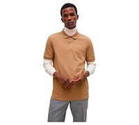BOSS Pallas Poloshirt aus Baumwoll-Piqué mit Logo-Details - Style Pallas, 50468362 Beige 6XL