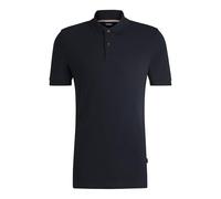 BOSS Herren Pallas Pallas Poloshirt aus Baumwoll-Piqué mit Logo-Details Dunkelblau S
