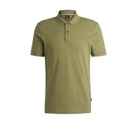 BOSS Herren Pallas Pallas Poloshirt aus Baumwoll-Piqué mit Logo-Details Grün L