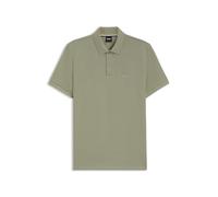 BOSS Herren Pallas Pallas Poloshirt aus Baumwoll-Piqué mit Logo-Details Hellgrün XXXL